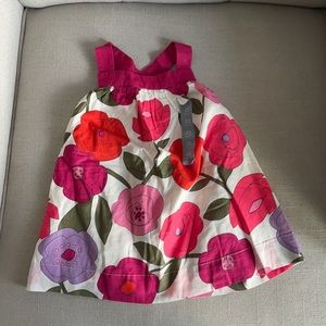 Baby Gap Floral Dress with Matching Diaper Cover, NWT